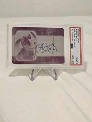 2020 Star Wars Masterwork 1/1 Ahmed Best as Jar Jar Binks PSA Auto 9 - Image 1 of 2