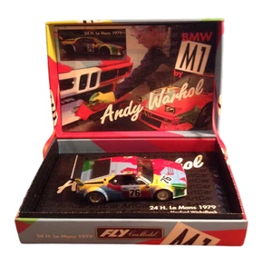 FLY BMW M1 Art Car Andy Warhol Diecast Le Mans 1979 Rare Used with Box - Picture 1 of 5