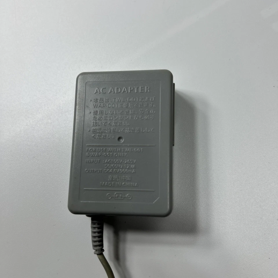 WAP-001 EE. UU.) Para (TWL-001) Oficial OEM NINTENDO AC Adaptador Cargador Foto 1 de 4