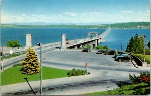 Postkarte Seattles berühmte schwimmende Brücke - Lake Washington - Bild 1 von 2