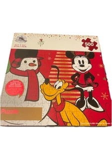 Disney 500 Teile Winter Mickey, Minnie & Pluto Winter Puzzle  - Bild 1 von 3