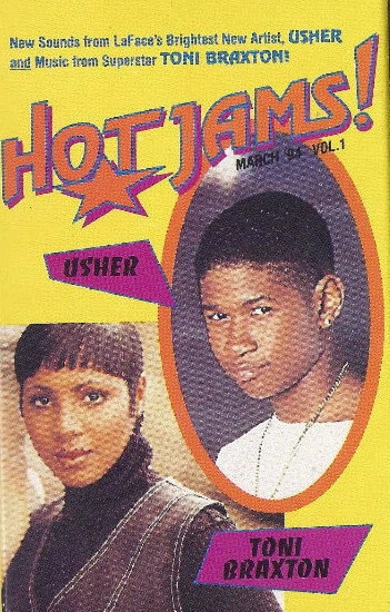 TONI BRAXTON & USHER Hot Jams 1994 CASSETTE TAPE RARE SAM GOODY PROMO  - Imagem 1 de 1