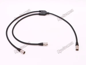 Male 4-pin Hirose to Two Male Power Splitter Cable for SOUND DEVICES,ZAXCOM - Picture 1 of 6