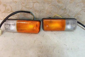 PAIR NOS OEM OLSA LANCIA GAMMA BERLINA 1976-84 FRONT INDICATOR SIGNAL LAMP UNIT - Bild 1 von 9