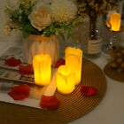 3/5Pcs Flameless LED Tea Lights Candles Flickering Battery Operated Wedding