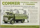 COMMER FORWARD CONTROL 7 TONNER Commercial Sales Brochure 1961-62 #779 9/61