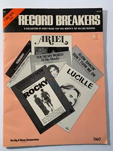 Vintage Plattenbrecher Sammlung Noten für meistverkaufte Schallplatten - Bild 1 von 12