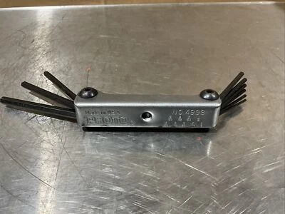 Proto 9 Pc. Folding Hex Key Sets 4993 USED SURPLUS - Image 1 of 3