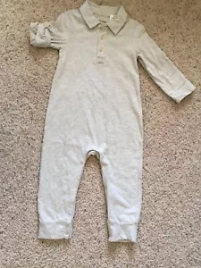 Baby Boy NWT Gray Romper Size 18/24 Month - Picture 1 of 4