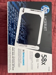 HP 58X (CF258X) Black High Yield Toner Cartridge For HP LaserJet - Afbeelding 1 van 4