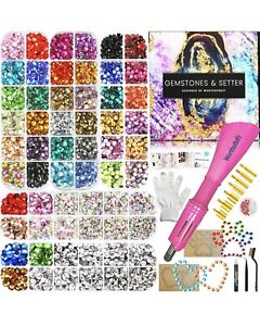 Hotfix Rhinestone Applicator, Bedazzler Kit with Rhinestones for Clothes Crafts,