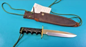 Fine Randall Knives Model 16-7 Divers Knife with Waxed Sheath + Manual - Picture 1 of 10