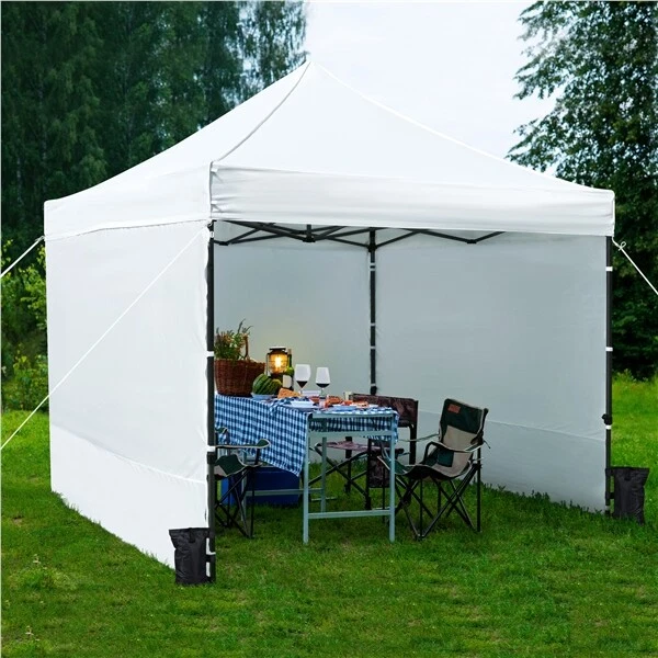 TOPEAKMART Commercial Pop Up Tent 10x10ft Canopy Waterproof Party Wedding Camping Shelter
