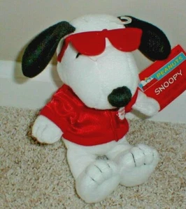 Mini Peluche Hallmark Peanuts Snoopy Valentines ""Joe Smoocher"" 8" Rojo Nuevo 2004 - Imagen 1 de 1