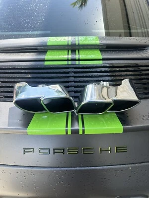 Puntas de escape Porsche 911 997 Carrera 3,6 L solo 2005-08. Oferta Foto 1 de 4