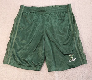 NCAA University of South Florida Bulls Mens GameShorts Medium Green Mesh - Picture 1 of 4
