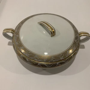 Vtg Noritake China GRETA 5272 Round Covered Vegetable Serving Bowl. - Picture 1 of 12