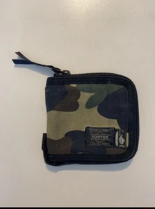 A BATHING APE x Yoshida PORTER WALLET 1ST CAMO Coin Case BAPE Limited Japan Rare - Picture 1 of 6