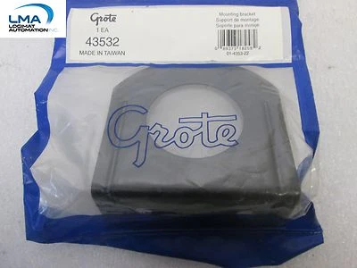 4 x GROTE 43532 BLACK MOUNTING LIGHT BRACKET 2" LAMP *** NEW - Image 1 of 2