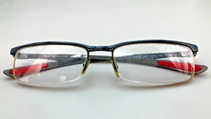 Ray-Ban Eyeglasses Frames Carbon Fiber RB 8406 2509 Black Red Half Rim 53-17 140 - Picture 1 of 16