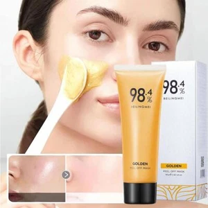 Peel-Off Anti-Wrinkle Whiten Mask Golden Mask Face Peel Whiten Off Mask - Picture 1 of 12