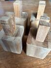 IKEA Sultan Solid Oak Furniture feet - 80 x 80 mms and 100mm high x 4 pieces