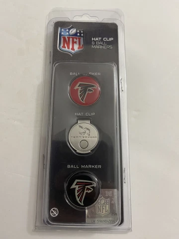 NFL Atlanta Falxons Hat Clip and 2 Ball Markers Set Hat Cover