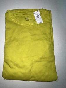 NWT! Gap Teen Bright Lime Green Long Sleeve Soft R Shirt Top Size 14-16 $30 - Picture 1 of 5