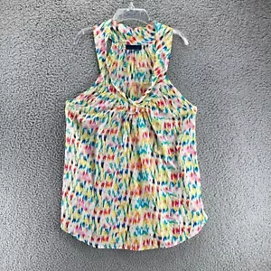 Canotta donna Martin + Osa taglia 10 multicolore vernice schizzata arcobaleno misto seta - Foto 1 di 13