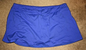 Lands' End Plus Schwimmrock mit angenähtem Höschen blau - 22W - Bild 1 von 3