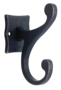 (5 Pack) (5 Pack) Brainerd Double Scroll Hook, Tumbled Dark Gunmetal LQ-111444 - Picture 1 of 1