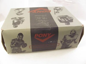 Pony Shoes Mens Empty Box Vintage 80s Star Athletes Auto Ken Stabler Joe Frazier - Foto 1 di 23