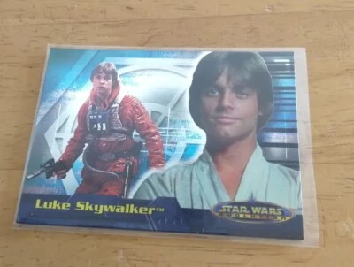 Star Wars Evolution Foil Luke Skywalker 6A Topps 2001 - Image 1 of 2
