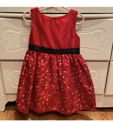 Vestido de vacaciones rojo Gymboree para niñas talla 4T Foto 1 de 4
