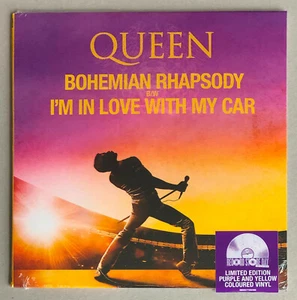 QUEEN * BOHEMIAN RHAPSODY * RSD LIMITED EDITION YELLOW & PURPLE 7" VINYL * BN&M! - Picture 1 of 5