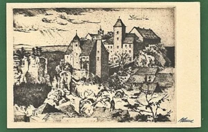 01 076 AK Sächs. Schweiz, Hohenstein Jugendburg, Sachsen, Landkreis Sächsische S - Picture 1 of 2