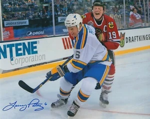 Signed  8x10 LARRY PATEY St Louis Blues Autographed Photo - COA - Picture 1 of 1