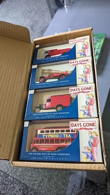 Lledo Days Gone Road Transport - Fire Engines, Bus & Royal Mail Van x4 BRAND NEW - Image 1 of 4