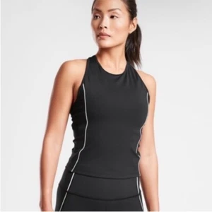 Athleta NWT Black Lightning Tank - Picture 1 of 6