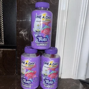 3X - One A Day Kids Complete Multivitamin Trolls Gummies 180 Count Exp 04/26 - Picture 1 of 1