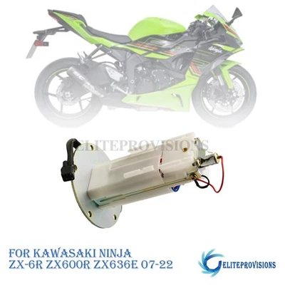 Fuel Pump Assembly 490400023 For Kawasaki Ninja ZX-6R ZX600R ZX636E 2007-2022 Foto 1 de 4
