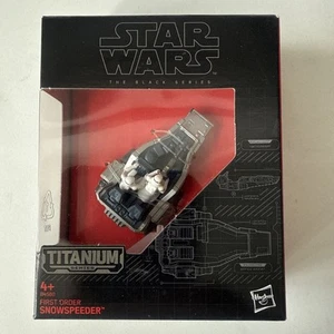 Star Wars FIRST ORDER SNOWSPEEDER Black Series NO 11 - NEW & SEALED - Picture 1 of 8