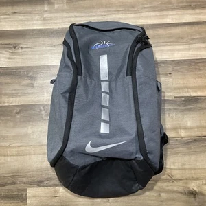 Nike Hoops Elite Pro Basketball Backpack Gray Padded Straps BA5990-480 - Picture 1 of 10