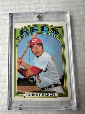 Tarjeta de béisbol 1972 Topps - Johnny Bench #433 Ex Foto 1 de 4