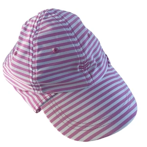 Coolibar Hat Surfs Up All Sports - Kids L/XL or Women - Pink & White Cap UPF 50+ - Picture 1 of 12