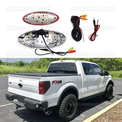 For Ford F150 F250 F350 F450 F550 (2004-2016) Chrome Emblem Logo Backup Camera - Image 1 of 4