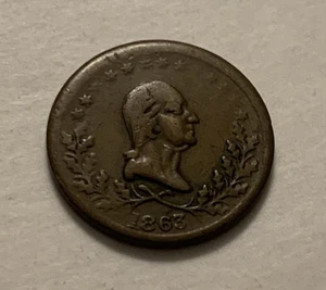 1863 Patriotischer Bürgerkrieg Medaille - Bild 1 von 2