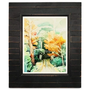 8x10 Picture Frame Distressed Black, Timbermount Rustic Photo Frame with Wood... - Picture 1 of 7