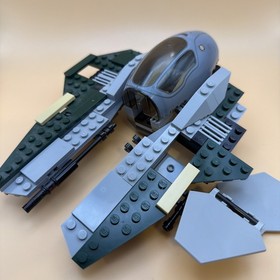 LEGO Star Wars 9494 Obi-Wan's Jedi Interceptor - DARK GREEN Partial Incomplete
