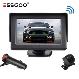 ESSGOO Funk 120° Auto Rückfahrkamera 4.3 Zoll TFT Monitor Bldschirm Nachtsicht - Imagen 1 de 12